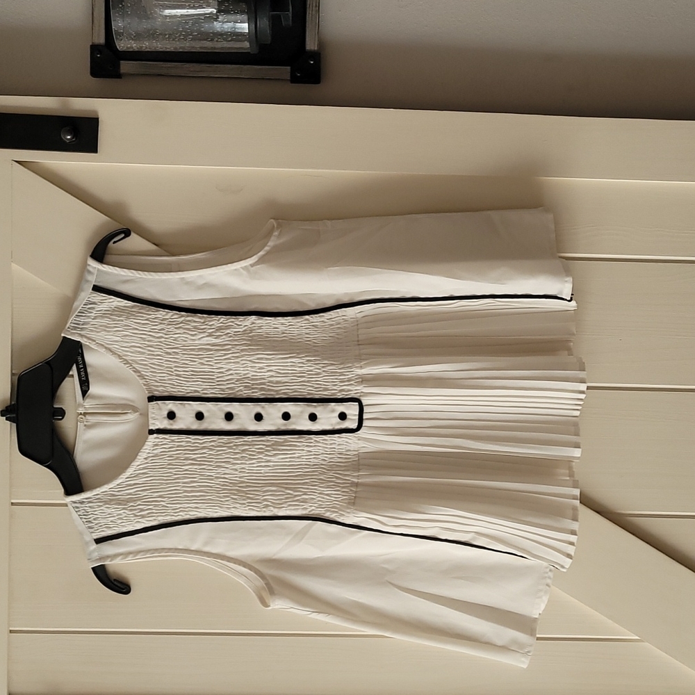 Zara Pleated Blouse